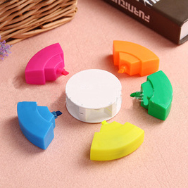 Five Colors Round Highlighter Pen 4