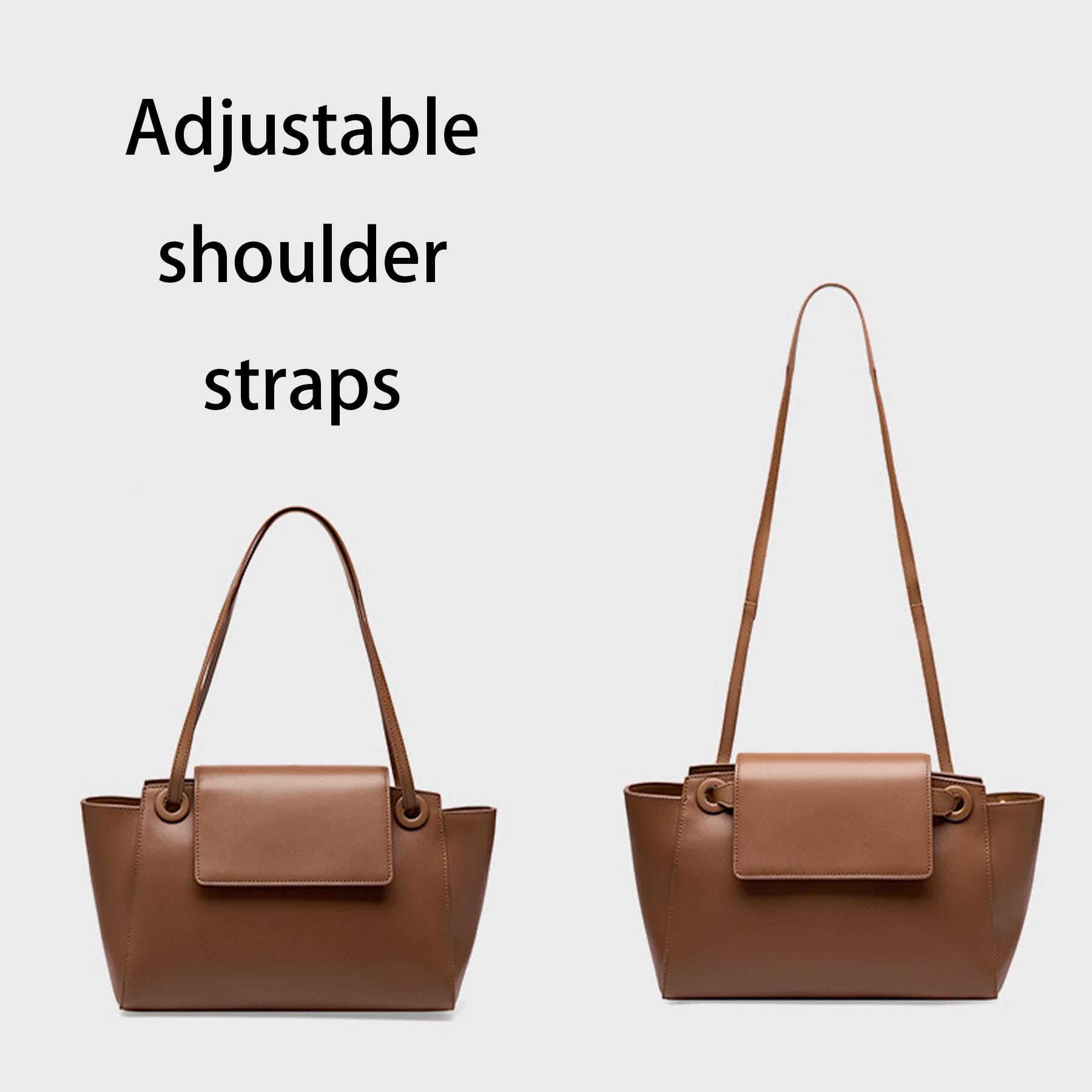 Genuine Leather large-capacity shoulder tote bag 5