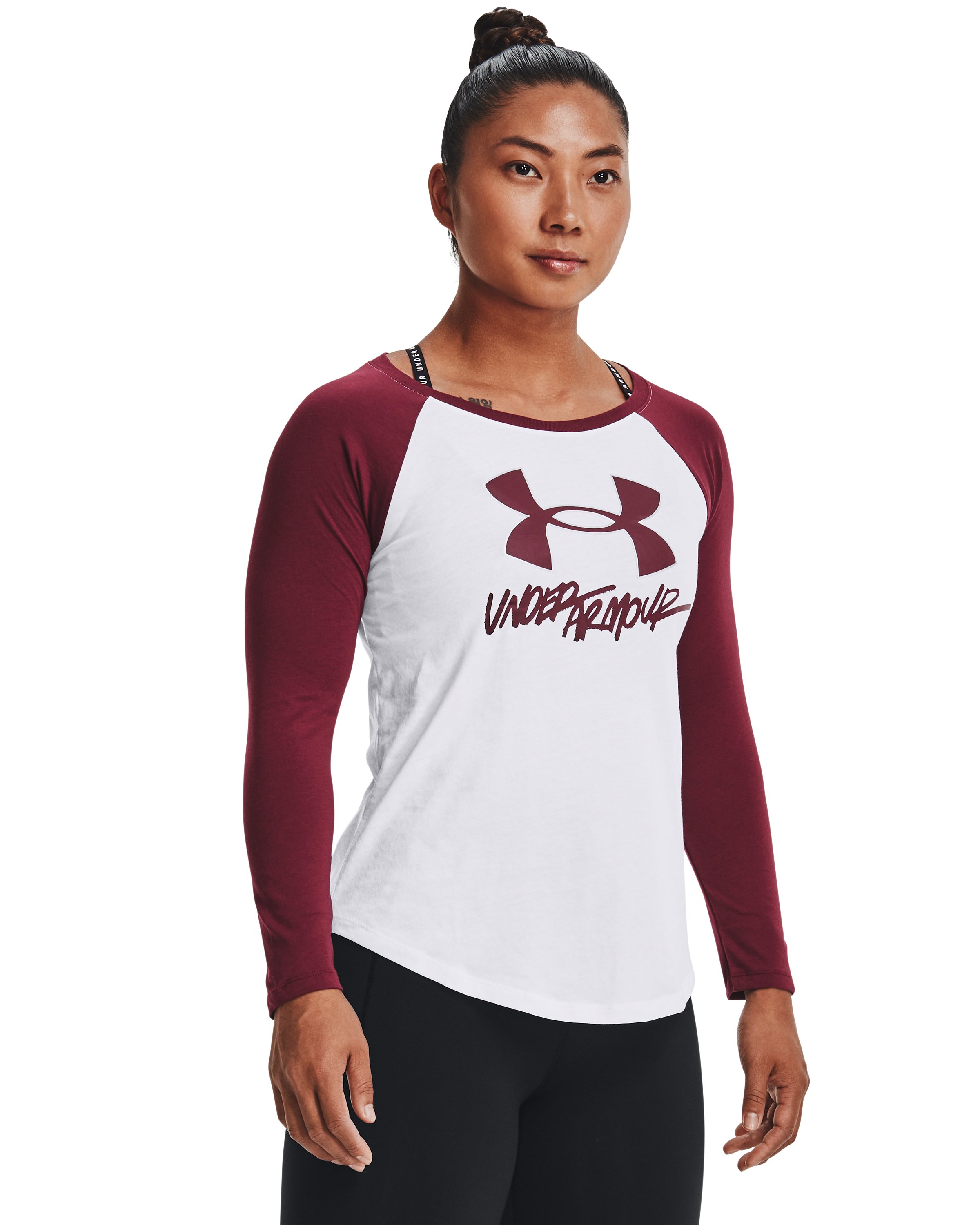 Women's UA Sportstyle Baseball T-Shirt 3