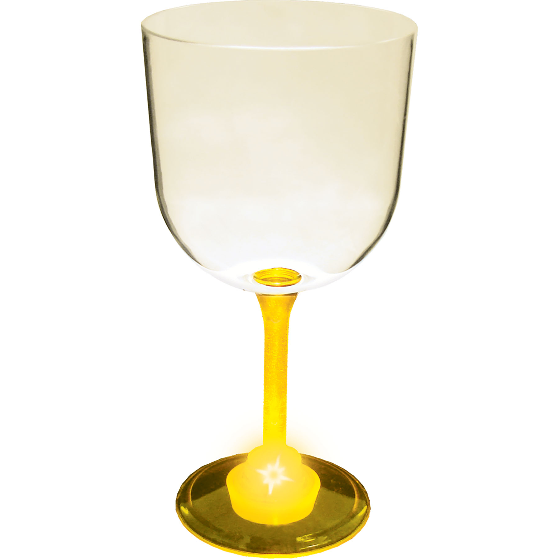 14oz Light Up Standard Stem Plastic Wine Goblet 9