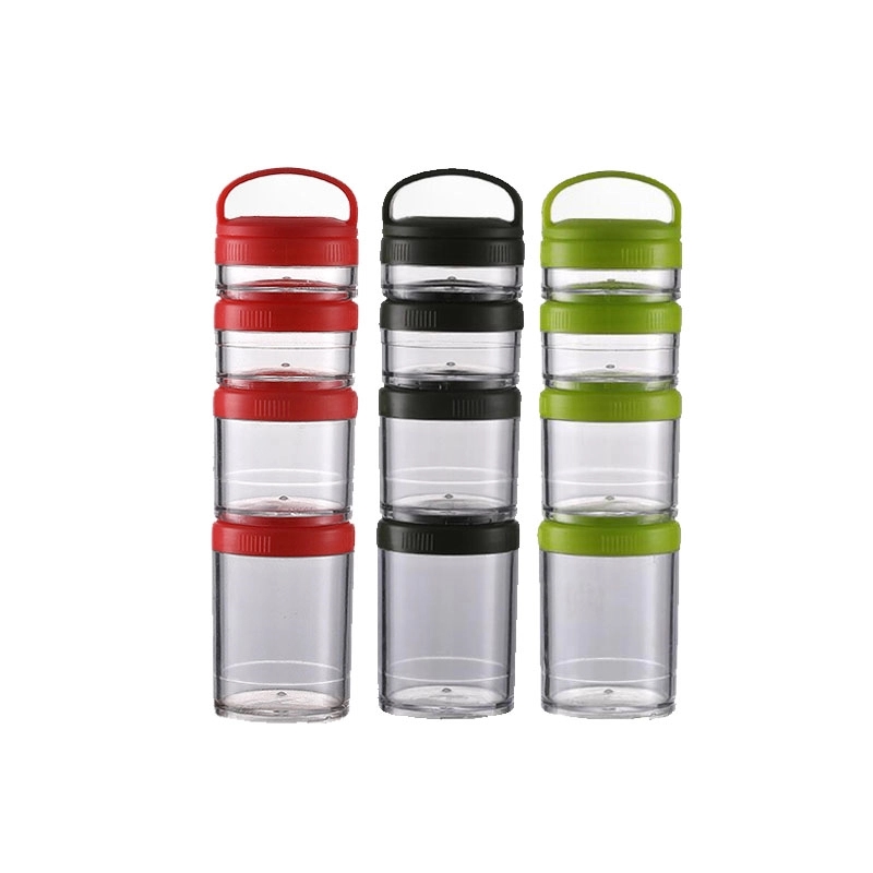 4-layer Stackable Protein Powder Snack Containers 2