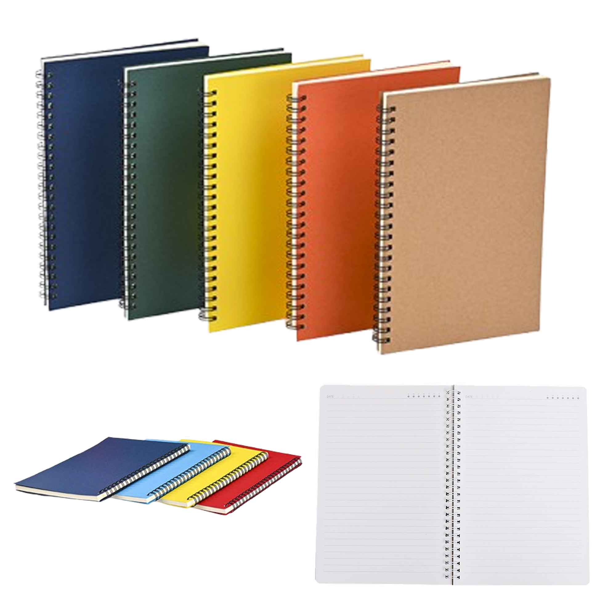 A5 Lined Wirebound Notebook 2