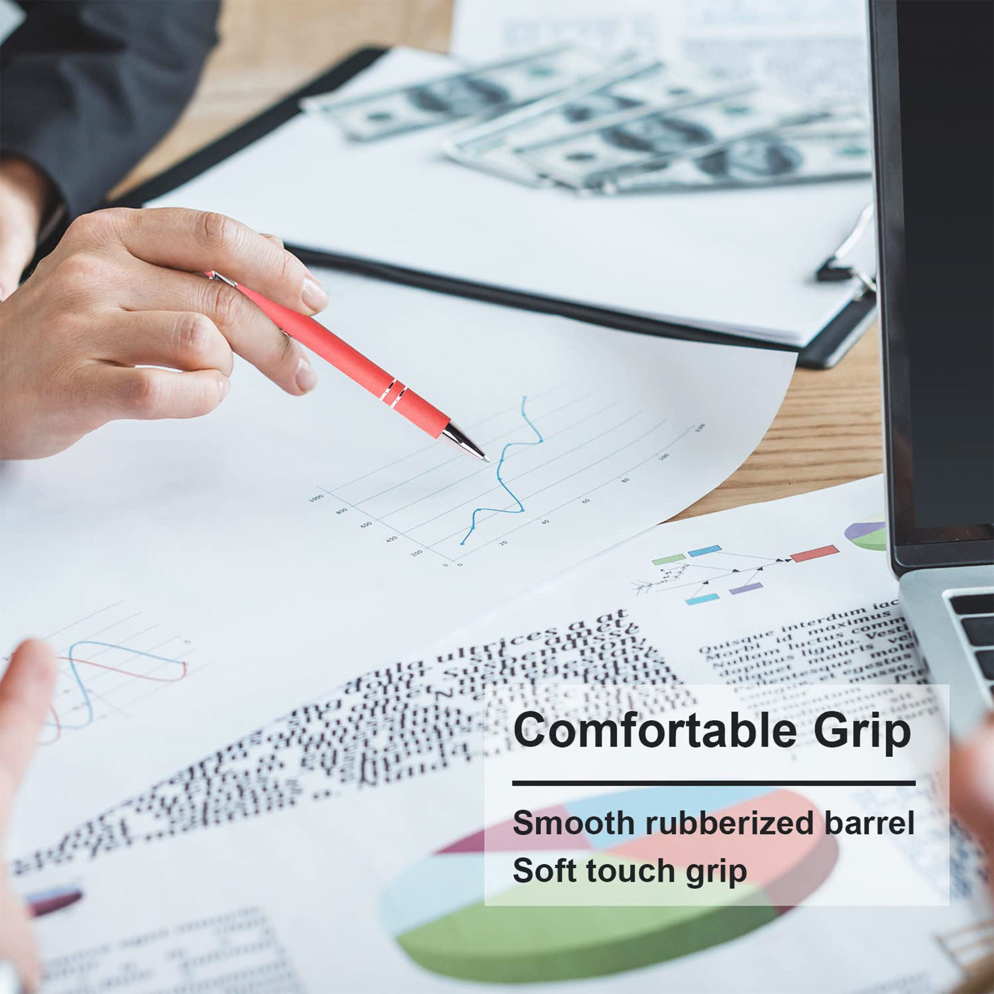 Aluminum Colored Ballpoint Pen 1