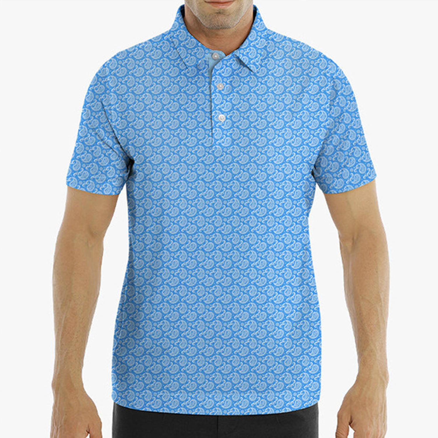Mens Golf Polo Shirts Performance Moisture Wicking 2
