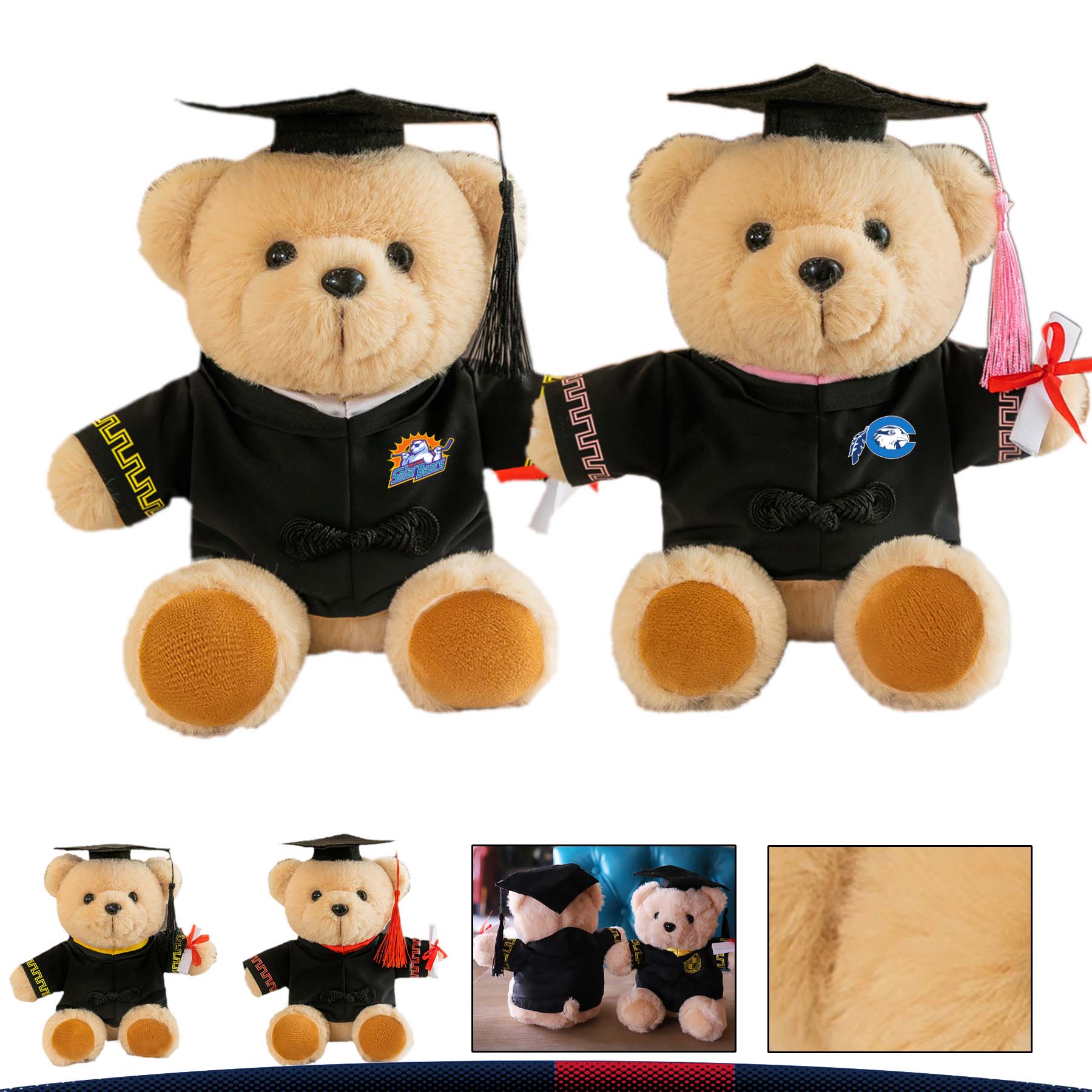 Graduation Bear Stuffed Toy 4