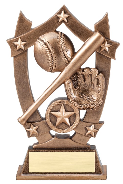 6-1/2" Tall Baseball Sport Stars Resin