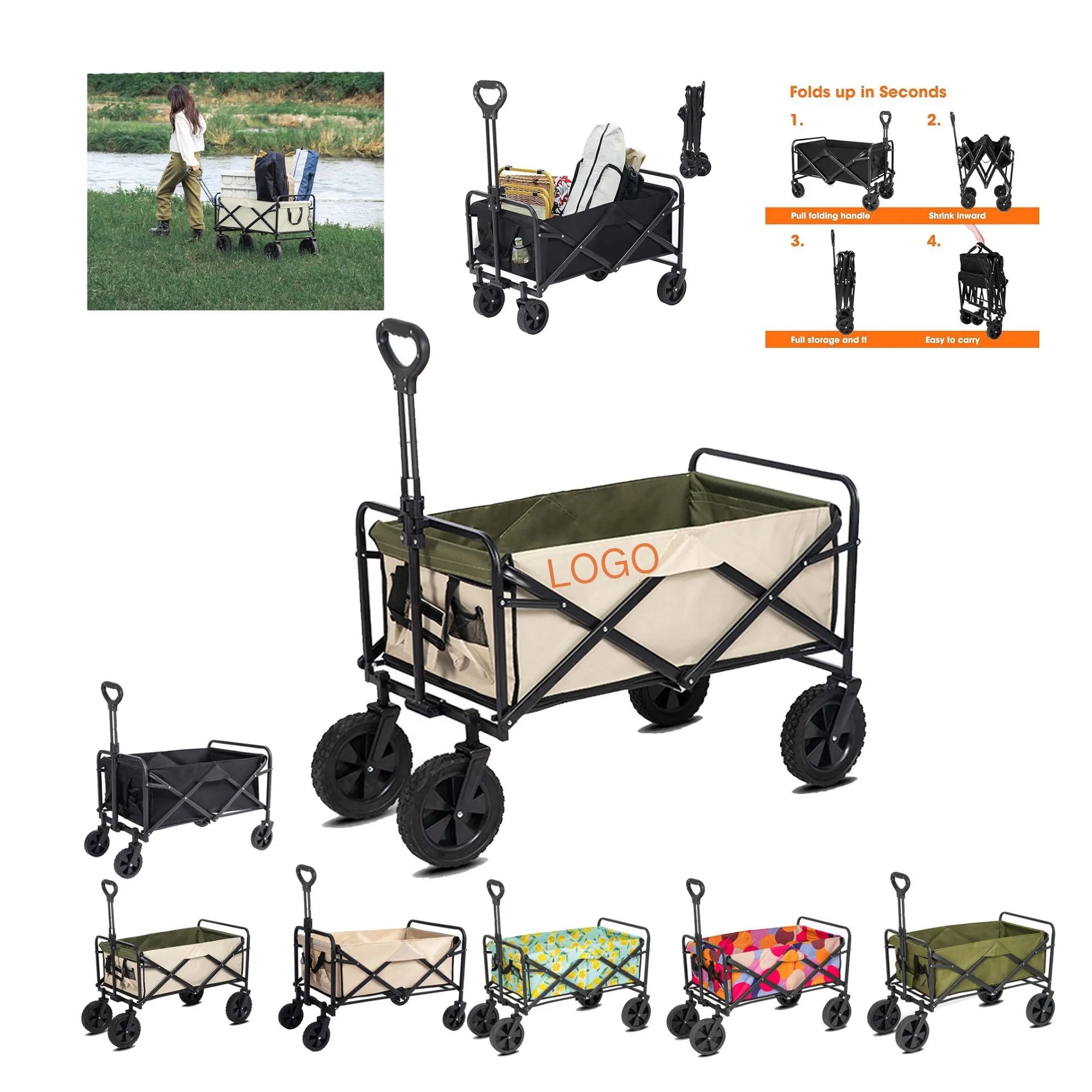 Folding Camping Trolley 7