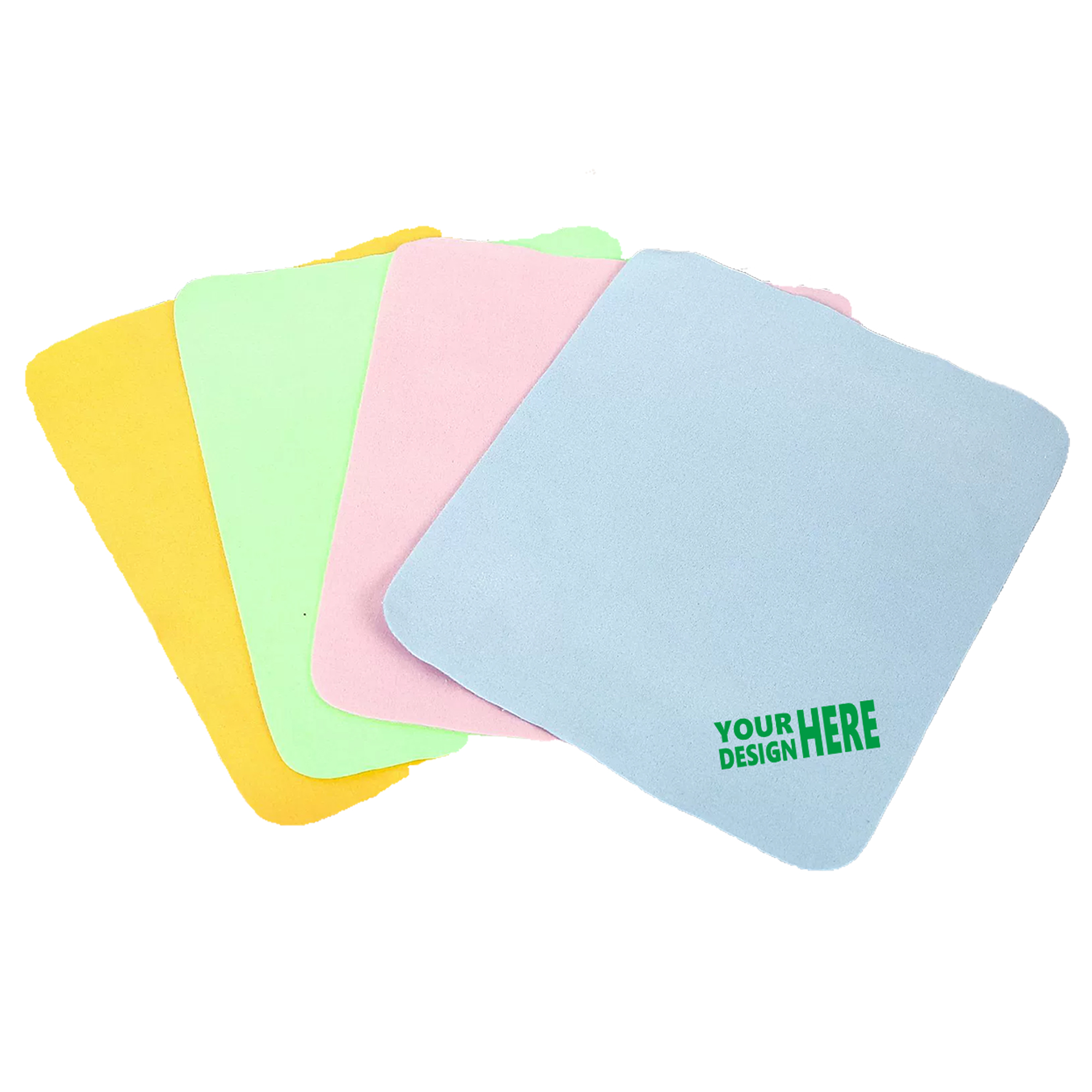 MOQ 50 Mobile Screen Cleaning Cloth Island Silk Suede Custom Logo 1
