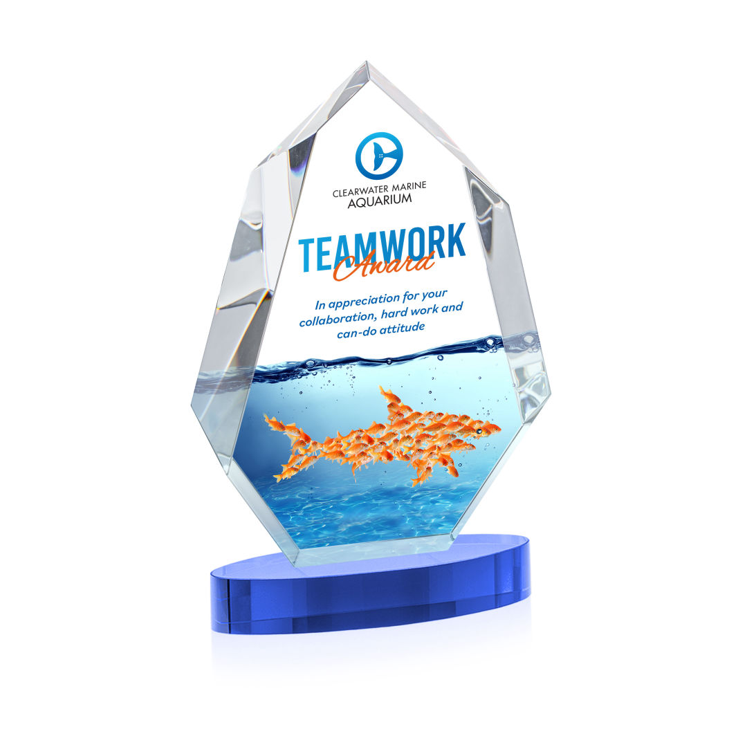 Norwood VividPrint™ Award on Alberton Base - Sky Blue 6