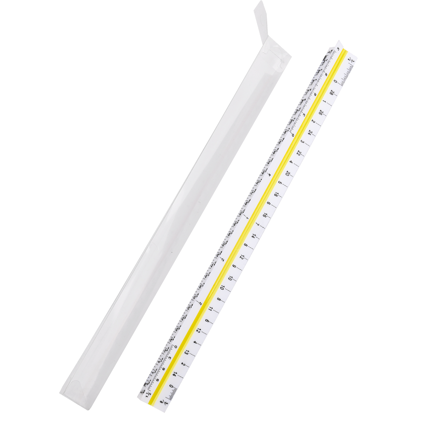 12'' Plastic Triangular Engineer Scale With PP Packing Box 7