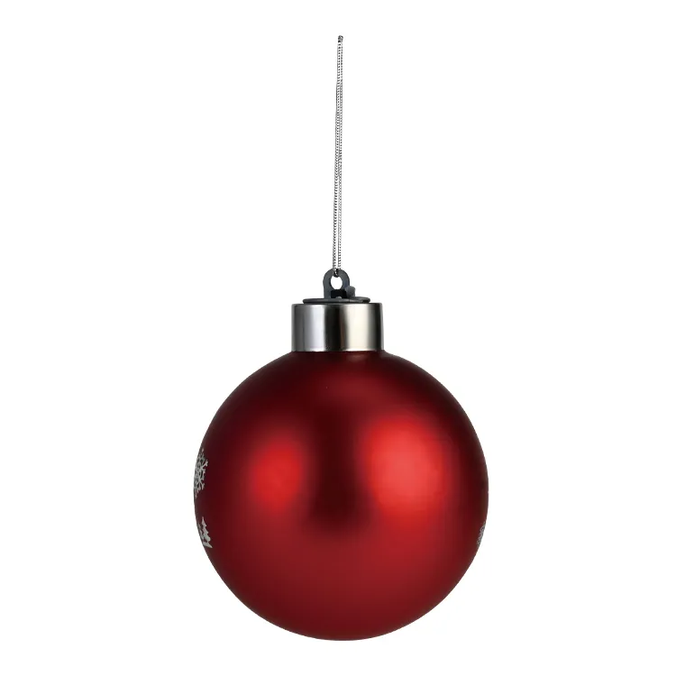 Blown Glass Holiday Decorative Baubles 6