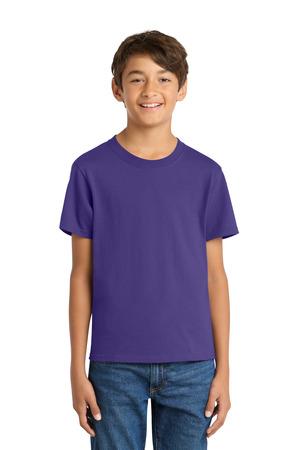 Port & Co Youth Core Cotton Tee. PC54Y 340
