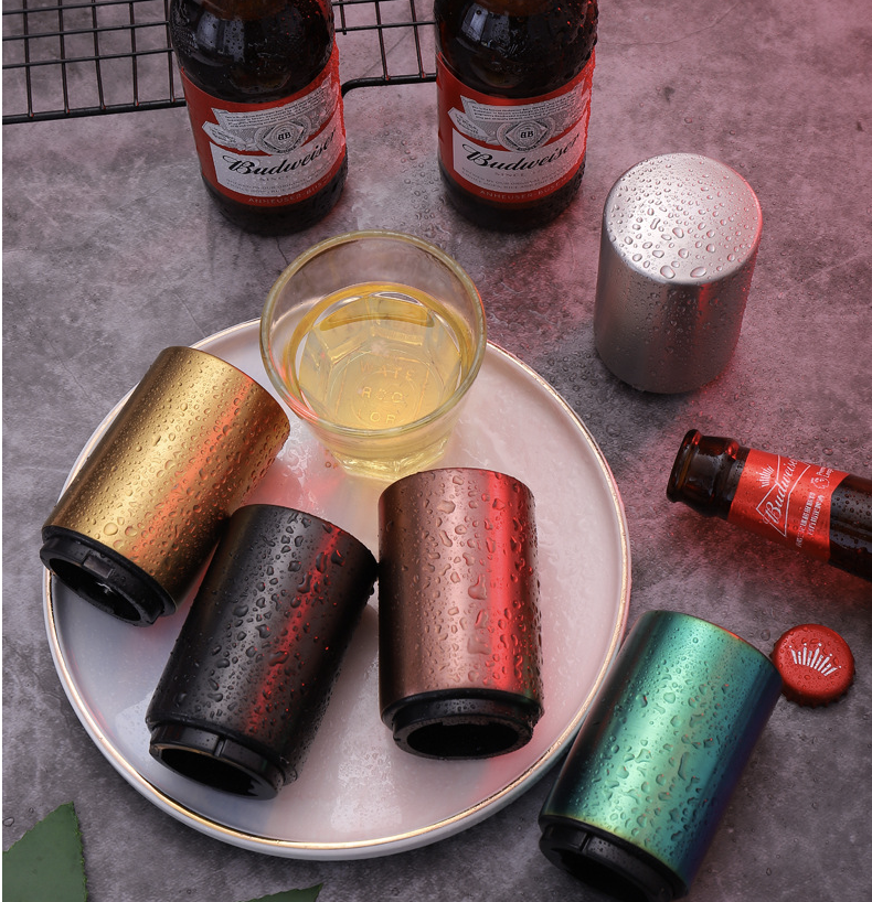 Magnetic Beer Bottle Opener with Automatic Cap Catcher 4
