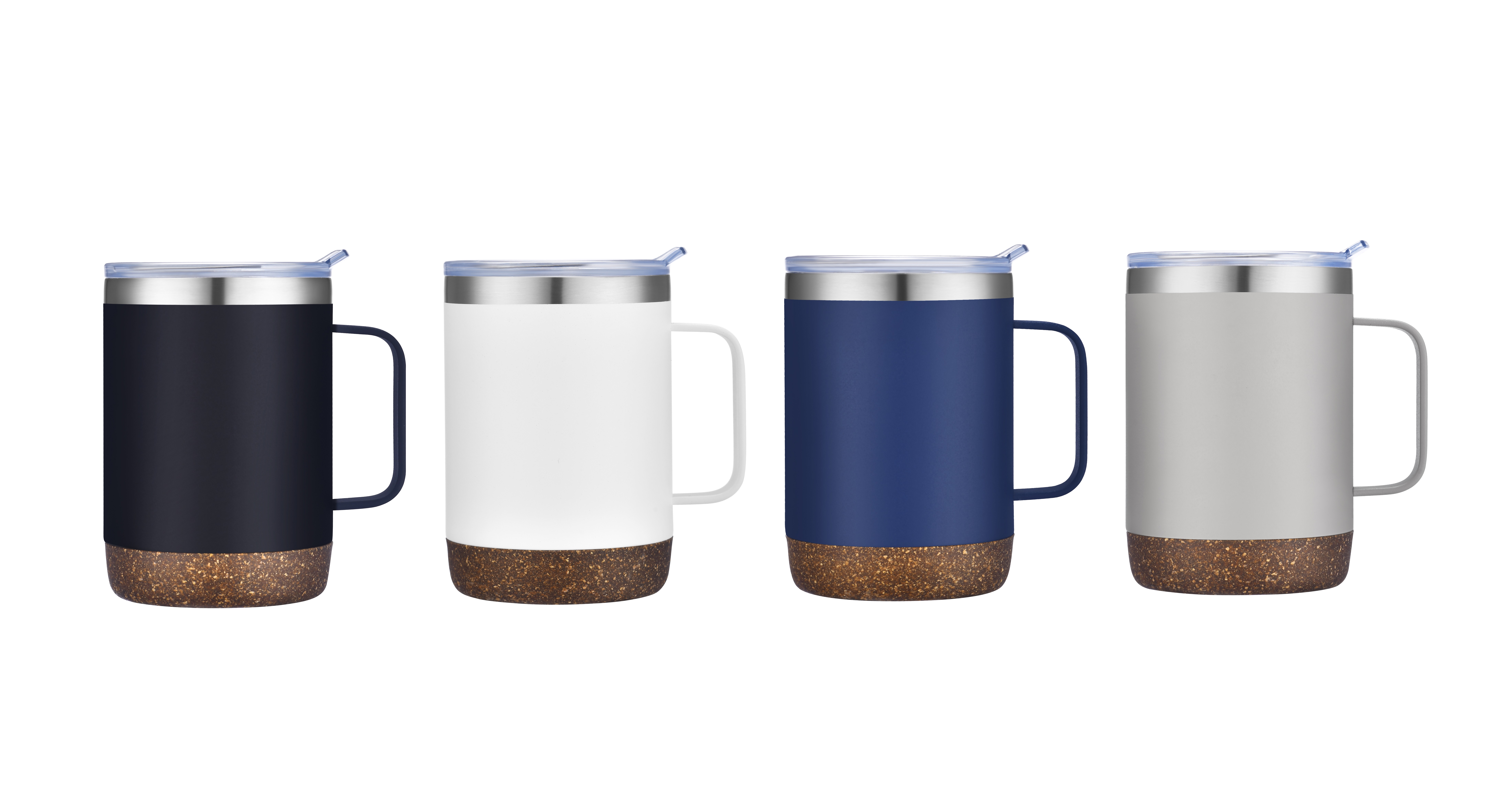 12 oz Vacuum Mug with Cork Bottom 6