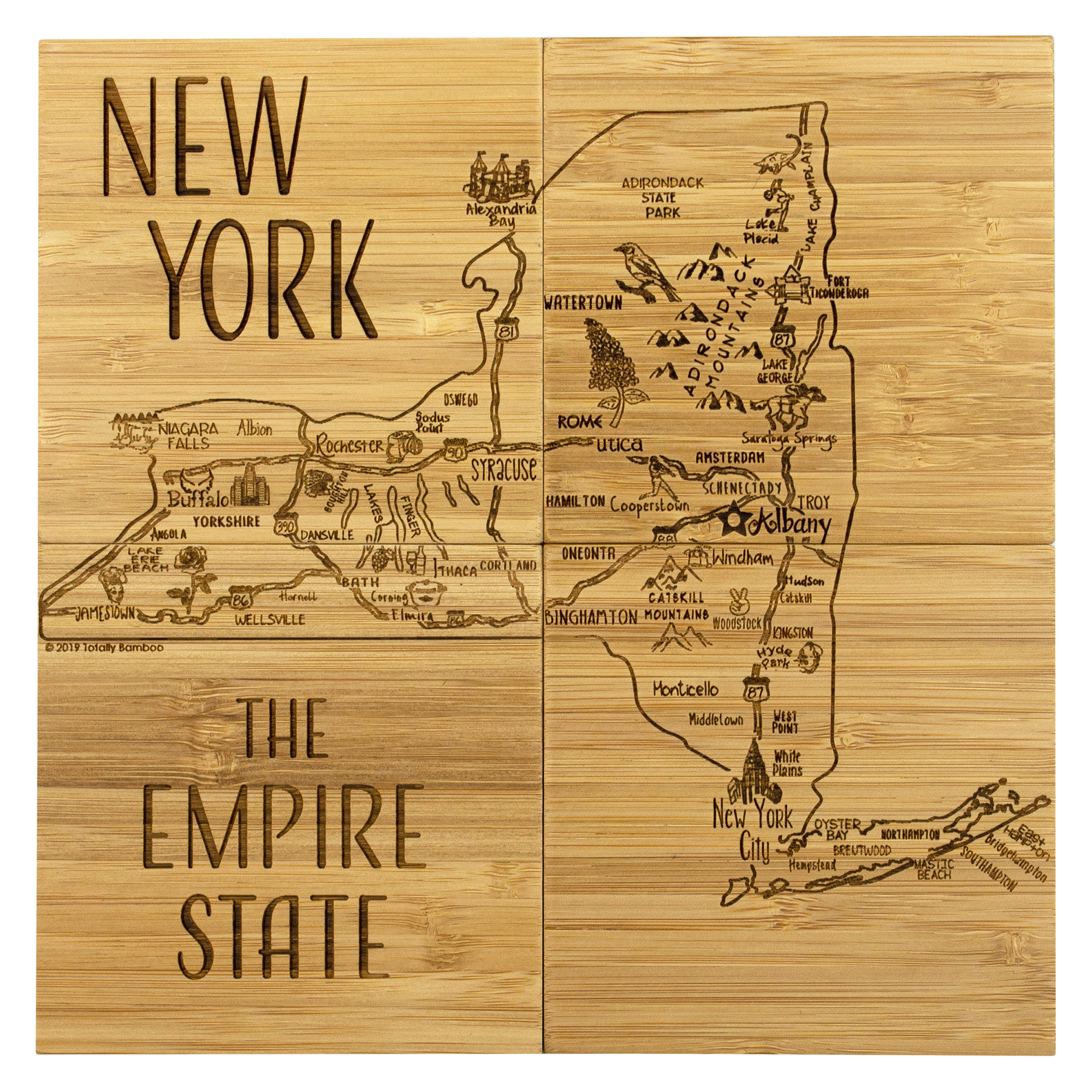 New York Puzzle Coaster Set 15