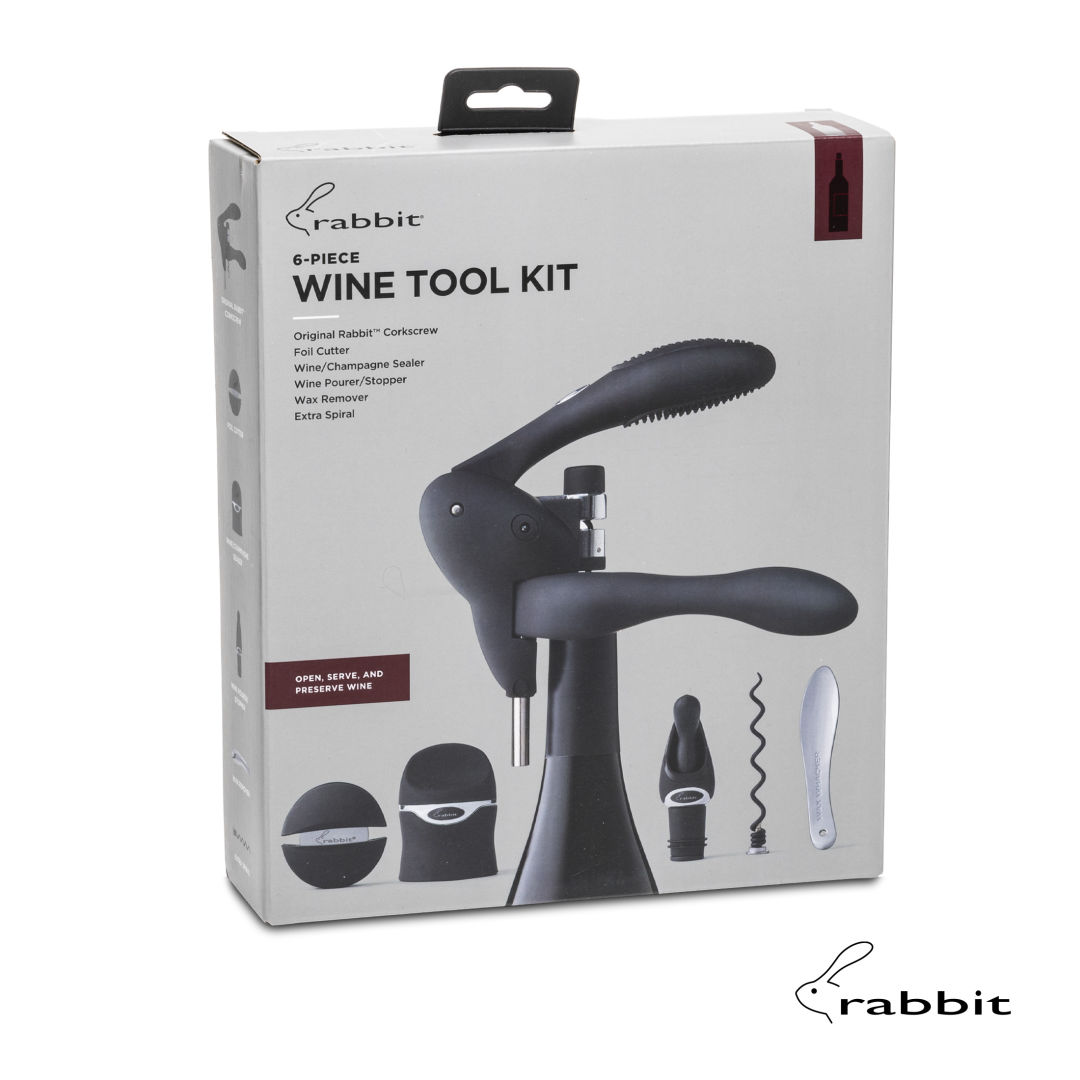rabbit® 6-PC Wine Tool Kit - Black 3