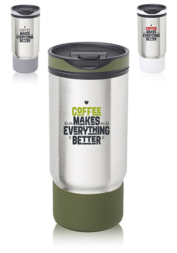 Oxford Ribbed Travel Mugs