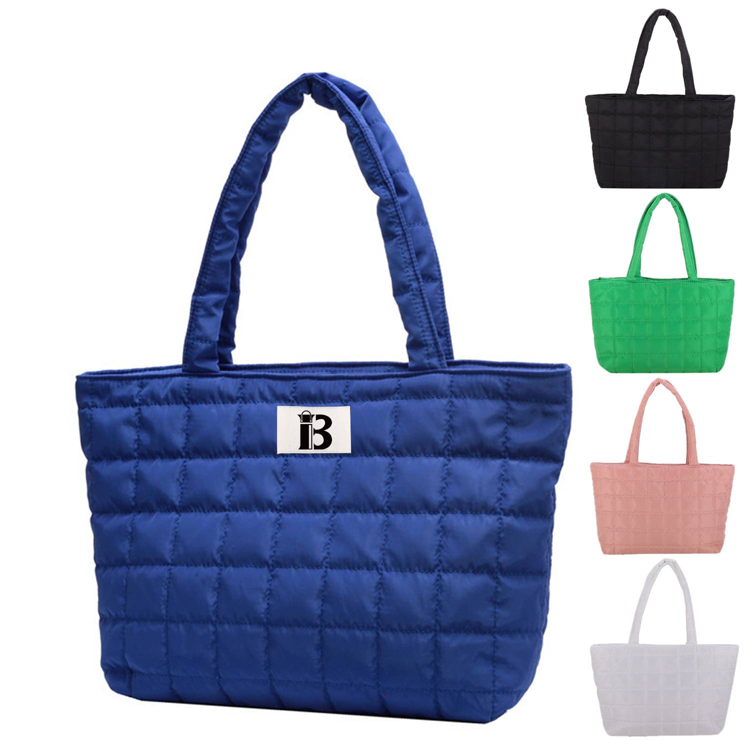 Polyester Tote Bag Pleated Cloud Shopping Handbag 2