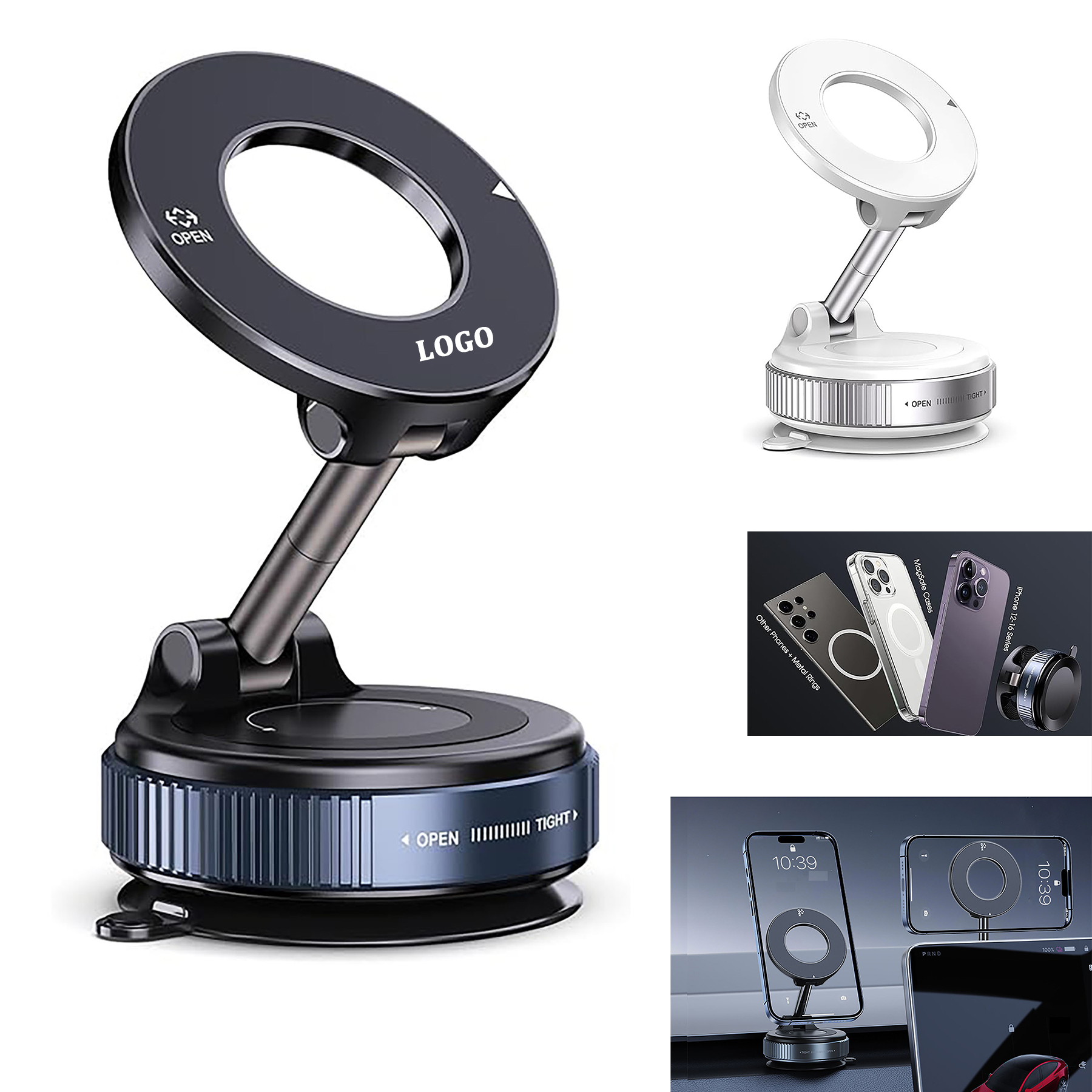 Foldable and Retractable Hands Free Suction Cup Mobile Phone Holder 5