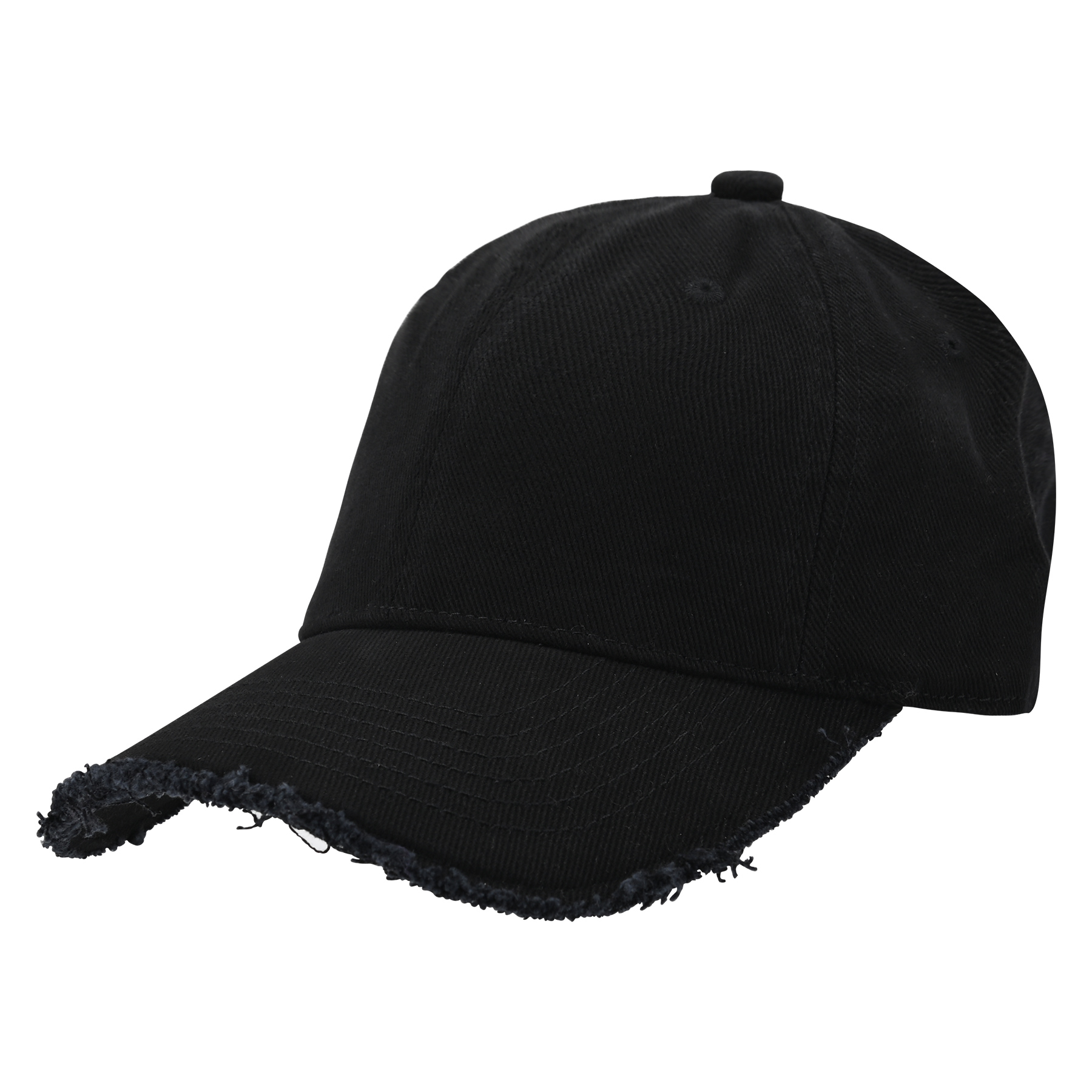 Cotton 6-Panel Unstructured Middle Profile Cap With Metal Back Closure 4