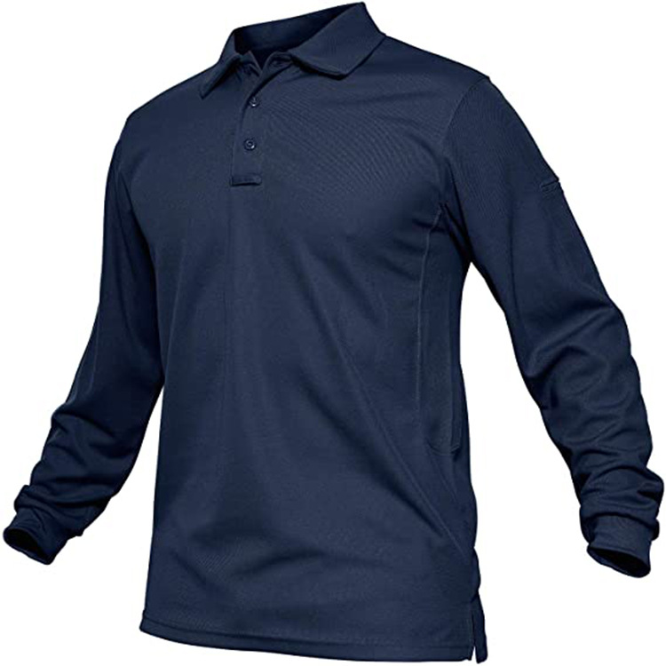 Men's Long-sleeved Golf Paul Lapel T-shirt 2
