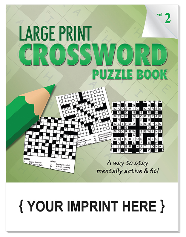 PUZZLE BOOK - LARGE PRINT Crossword Puzzle Book - Volume 2 2