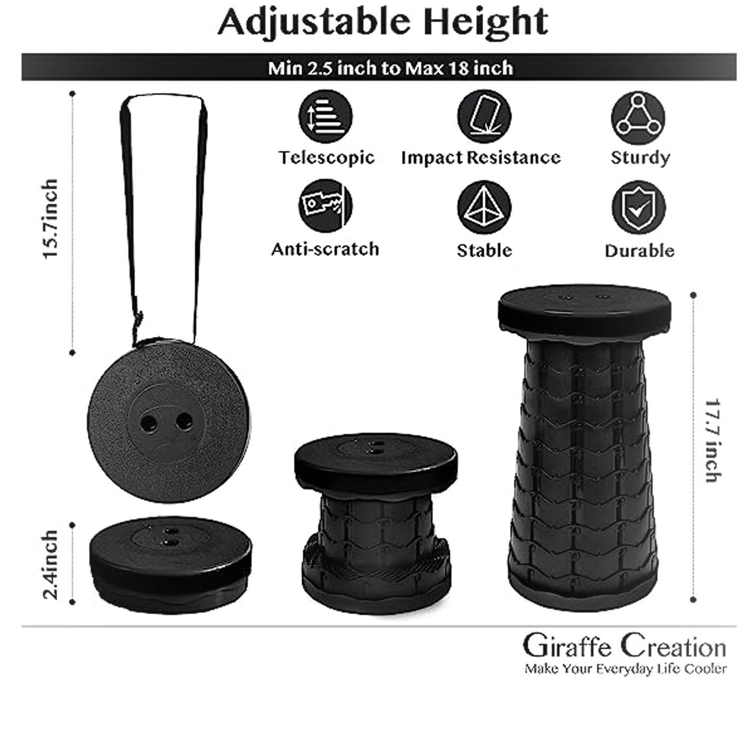 Outdoor Portable Folding Stool 2