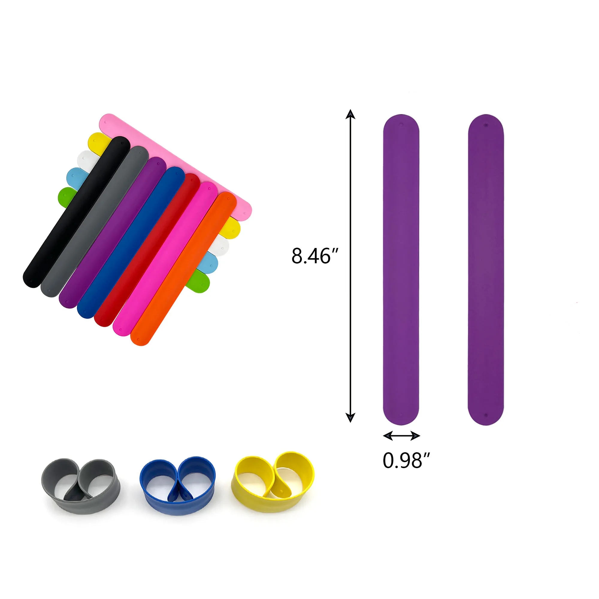 Silicone Slap Bracelets 2