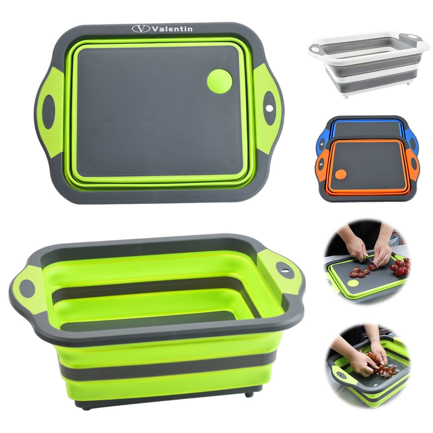 Collapsible Silicone Cutting Board 2