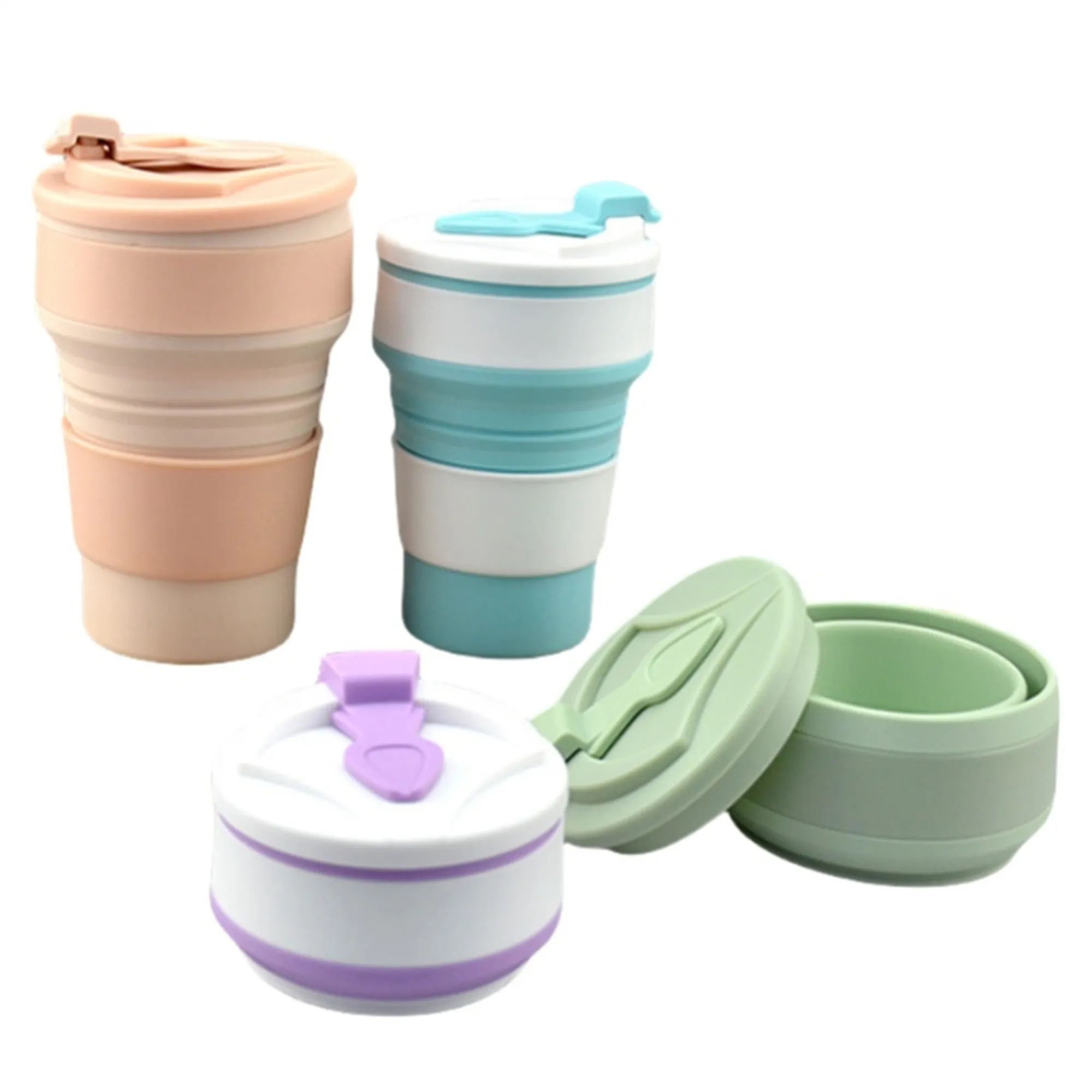 12oz Silicone Collapsible Travel Cup 4