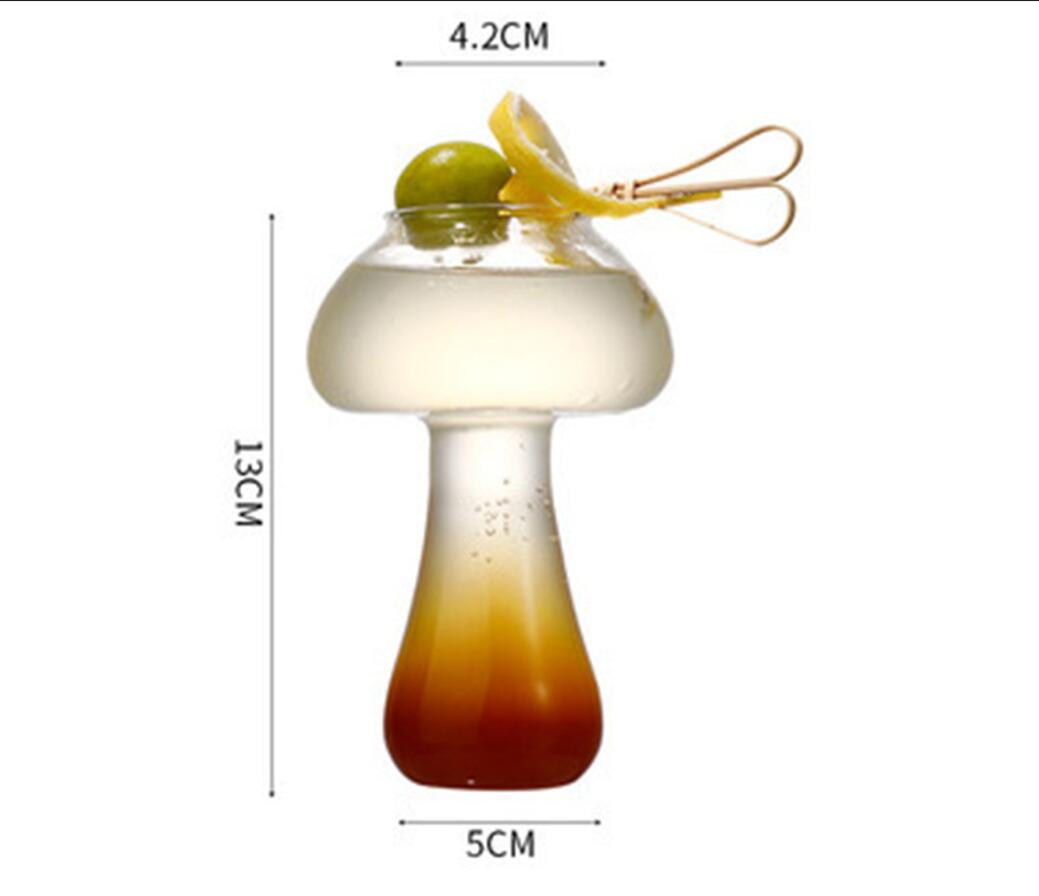 Mushroom Wine Glass Cocktail 2