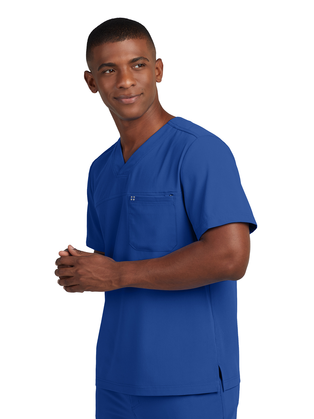 White Cross - CRFT - Men's Two-Pocket Fluid Resistant V-Neck Top 19