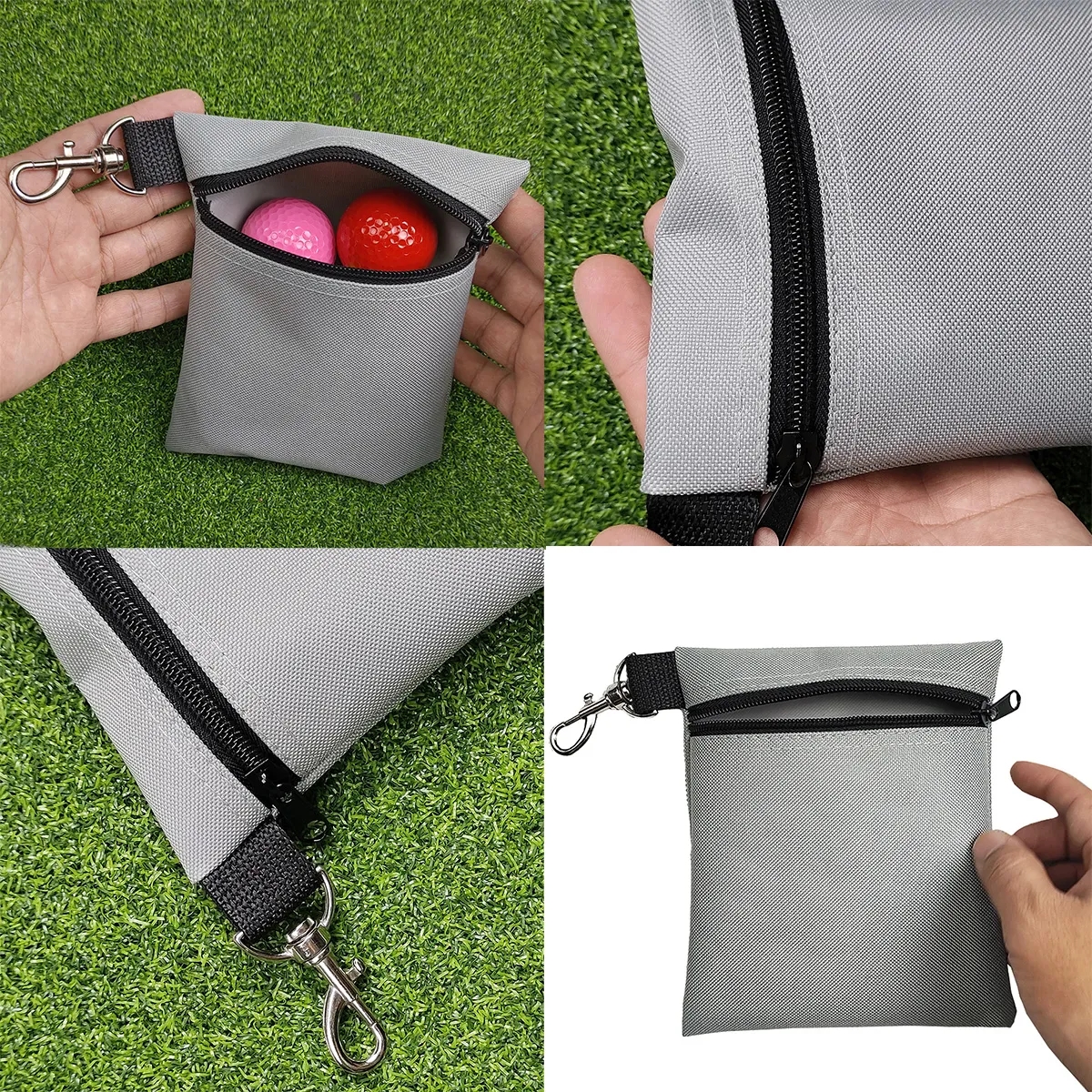 Unisex Portable Golf Accessories Ball Carry Bag 4