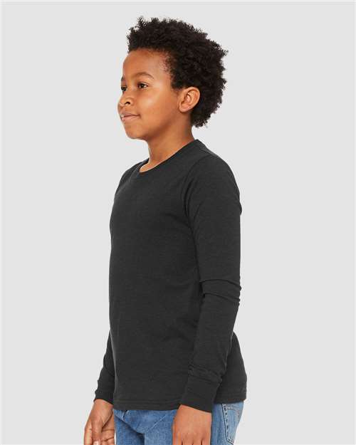 Youth Heather CVC Long Sleeve Tee - 3501YCVC 44