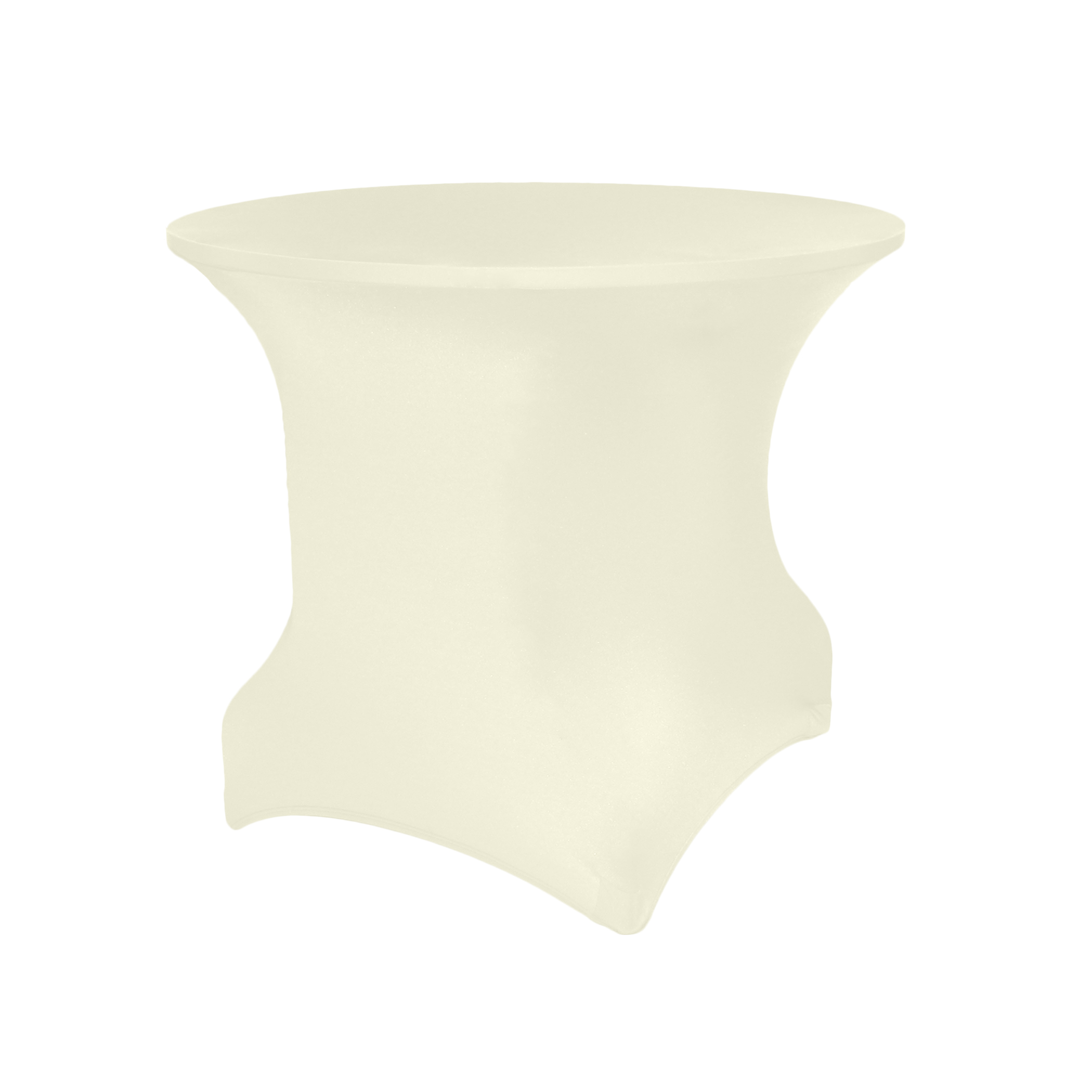 Non-Printed 60" Round Spandex Stretch Table Cover 3