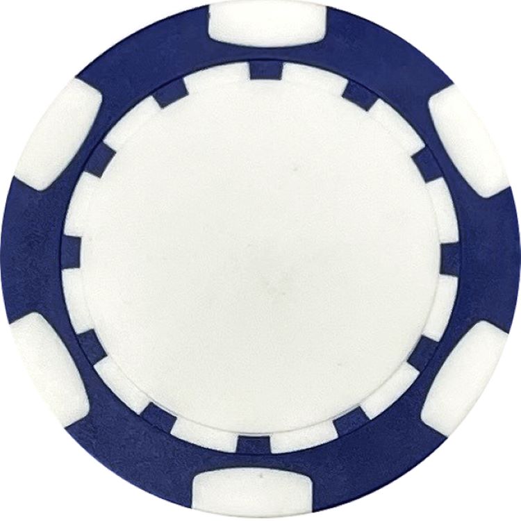 6 Stripe Poker Chip