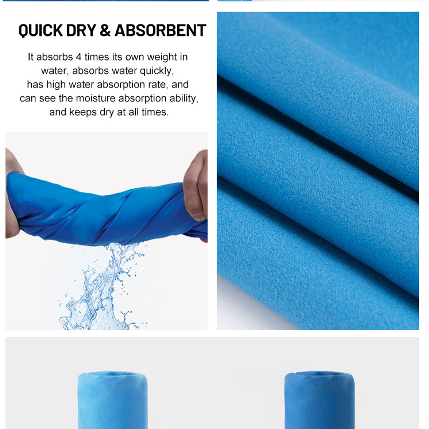own logo microfiber anti bacterial Quick Dry gym Sport Towel 17
