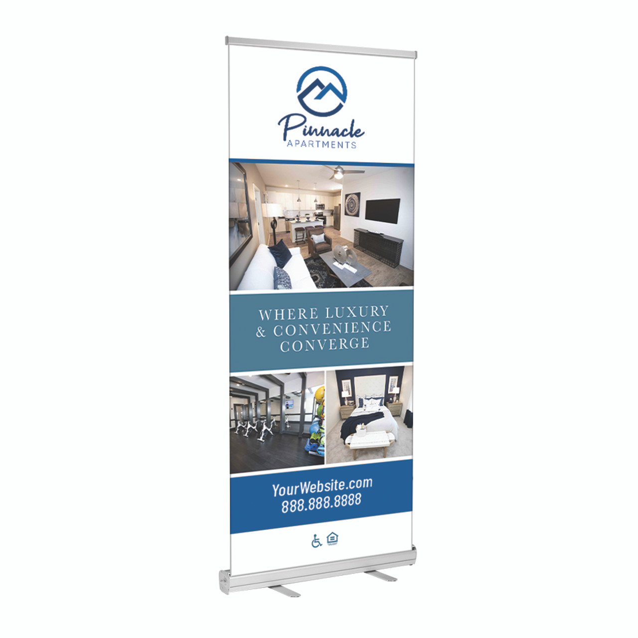 Economy Retractable Banner Stand 2