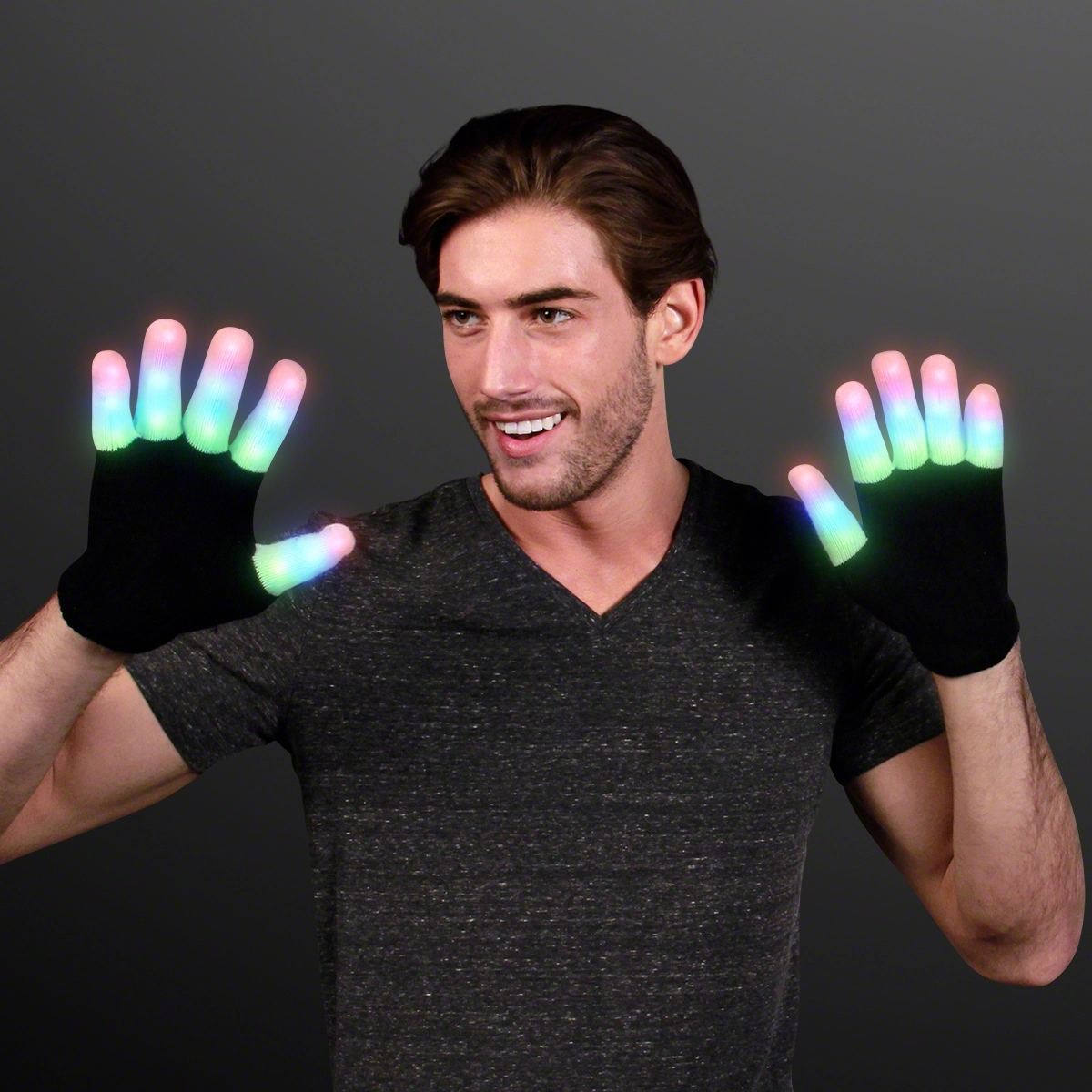 Strip Light Fingers LED Glow Gloves 3