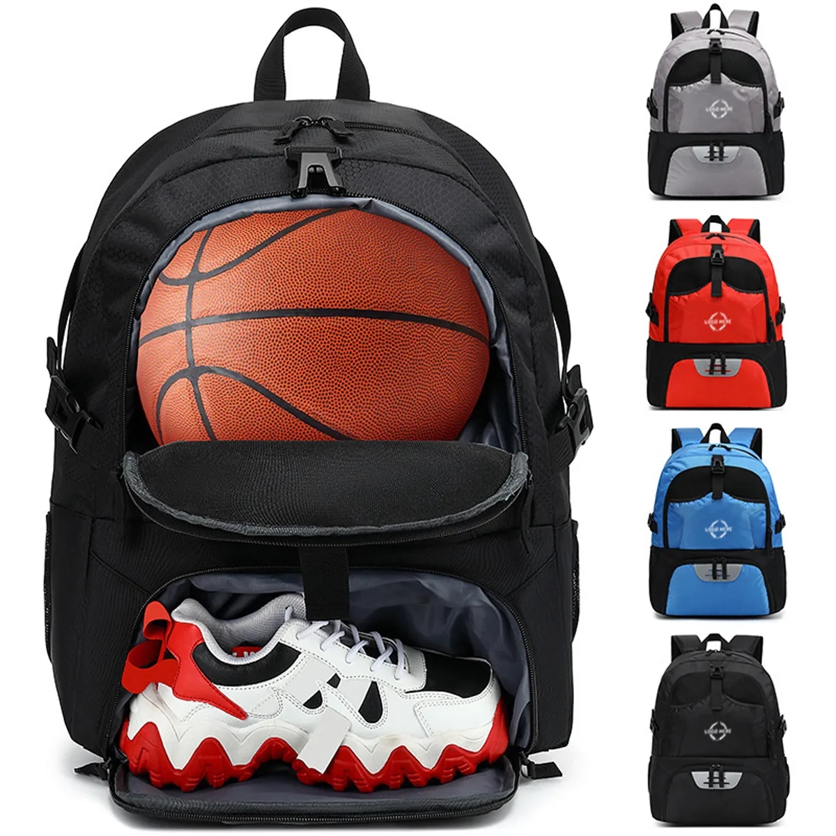 Soccer Backpack with Ball and Shoes Compartment 2
