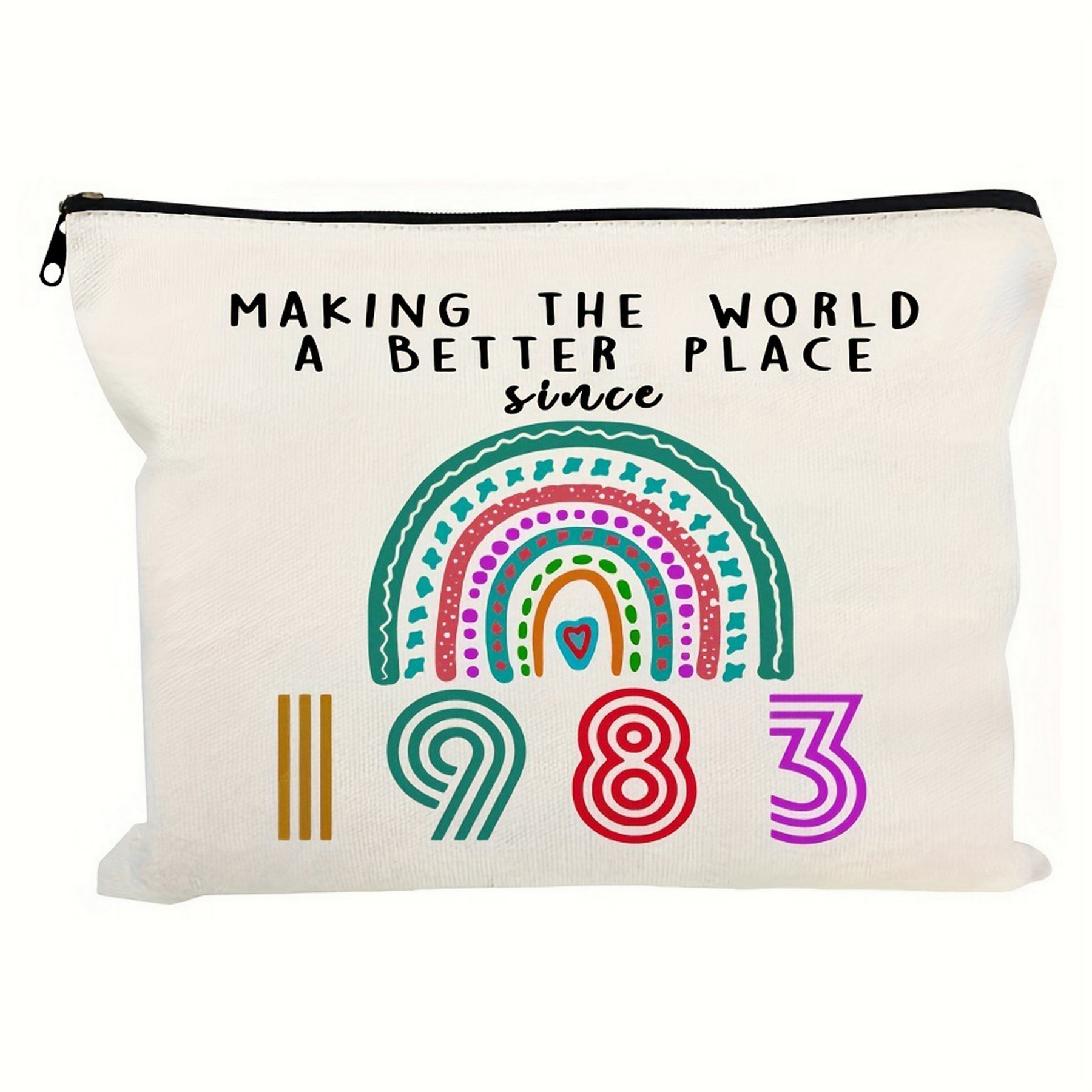 Canvas Zippered Pencil Case 4