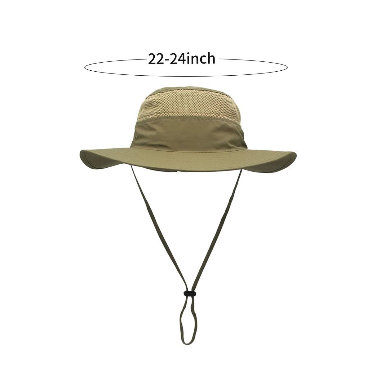 Nylon Bucket Hat with Wide Brim and Mesh Ventilation 6