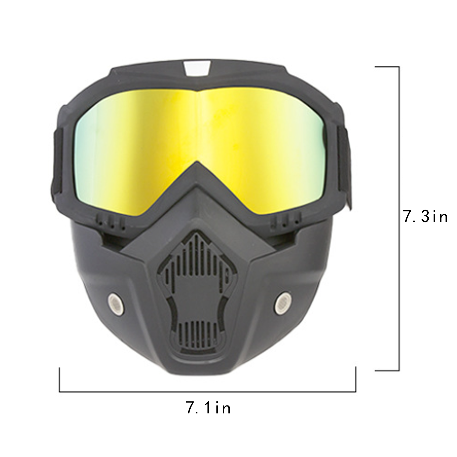 TPU Dust Goggles Detachable Mask 5