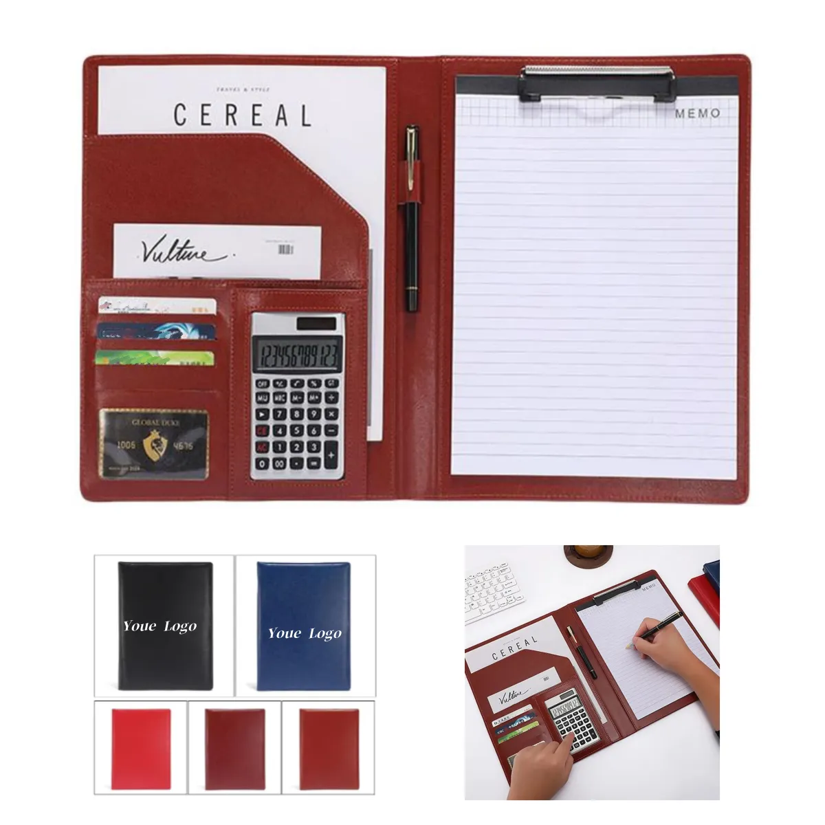 A4 Multifunctional Portable Folder with note papers 4