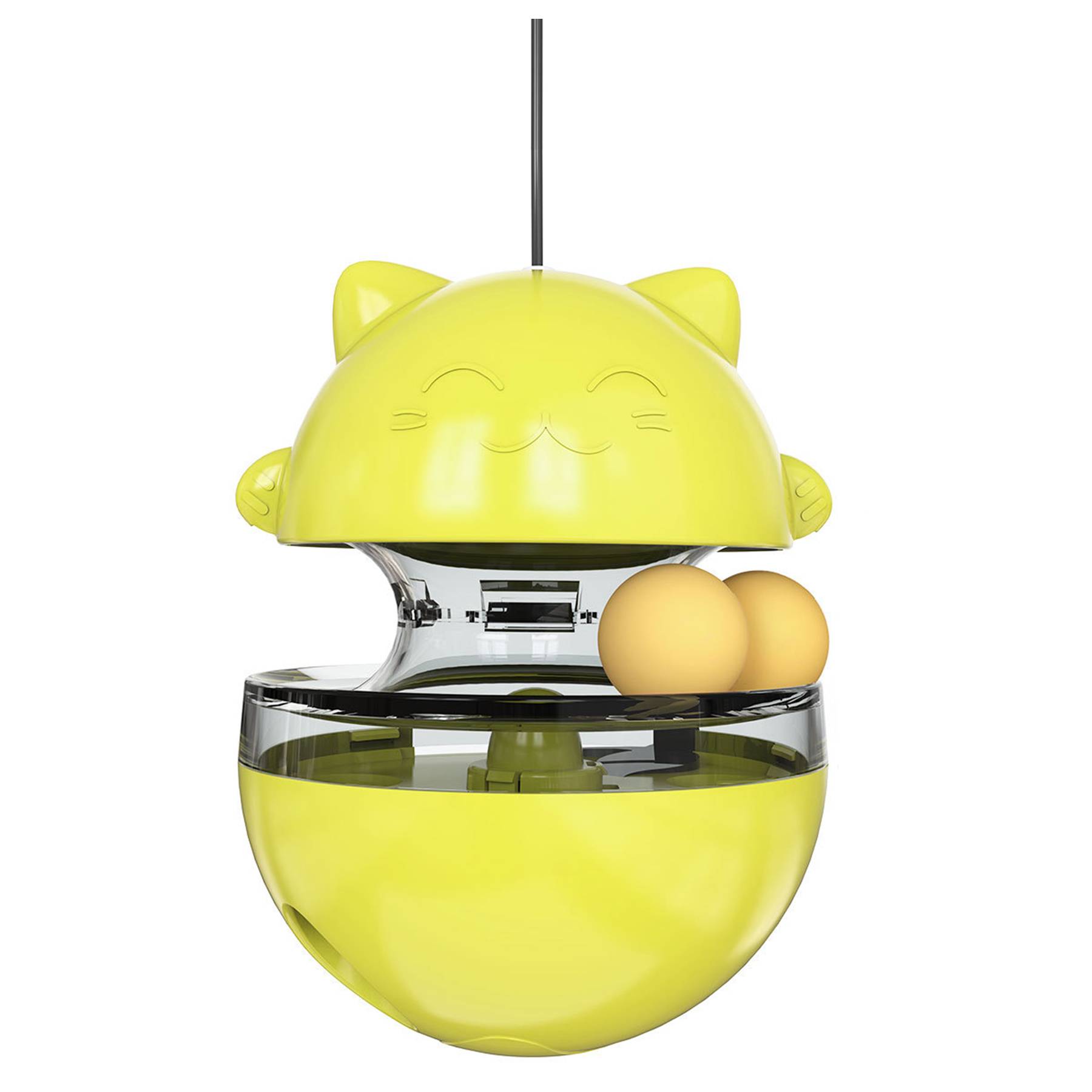 Plastic Cat Toys Kitty Food Dispenser Ball 5