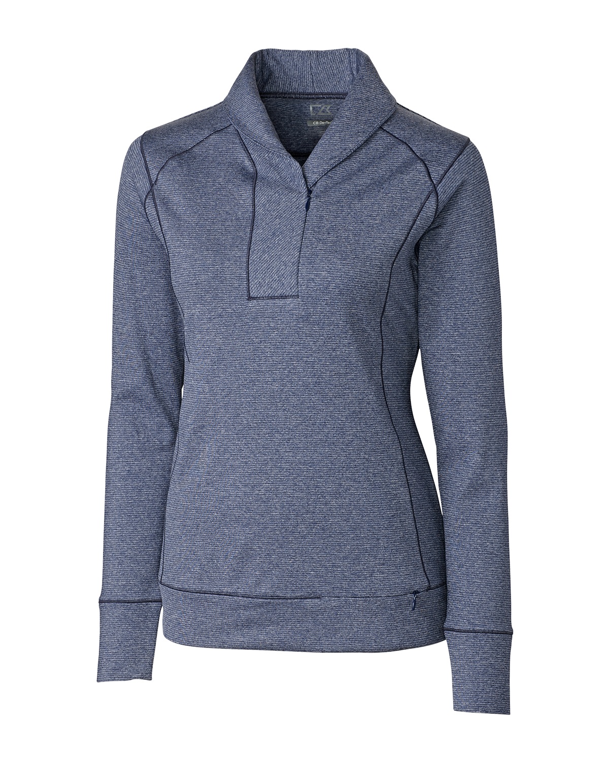 Cutter and Buck Ladies Shoreline 1/2 Zip - Pullover, custom hoodie or sweatshirt with logo imprint 2