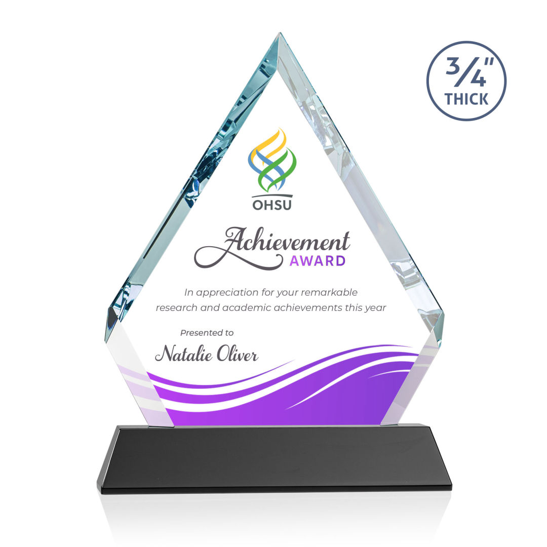 Apex VividPrint™ Award on Newhaven Base - Black 4