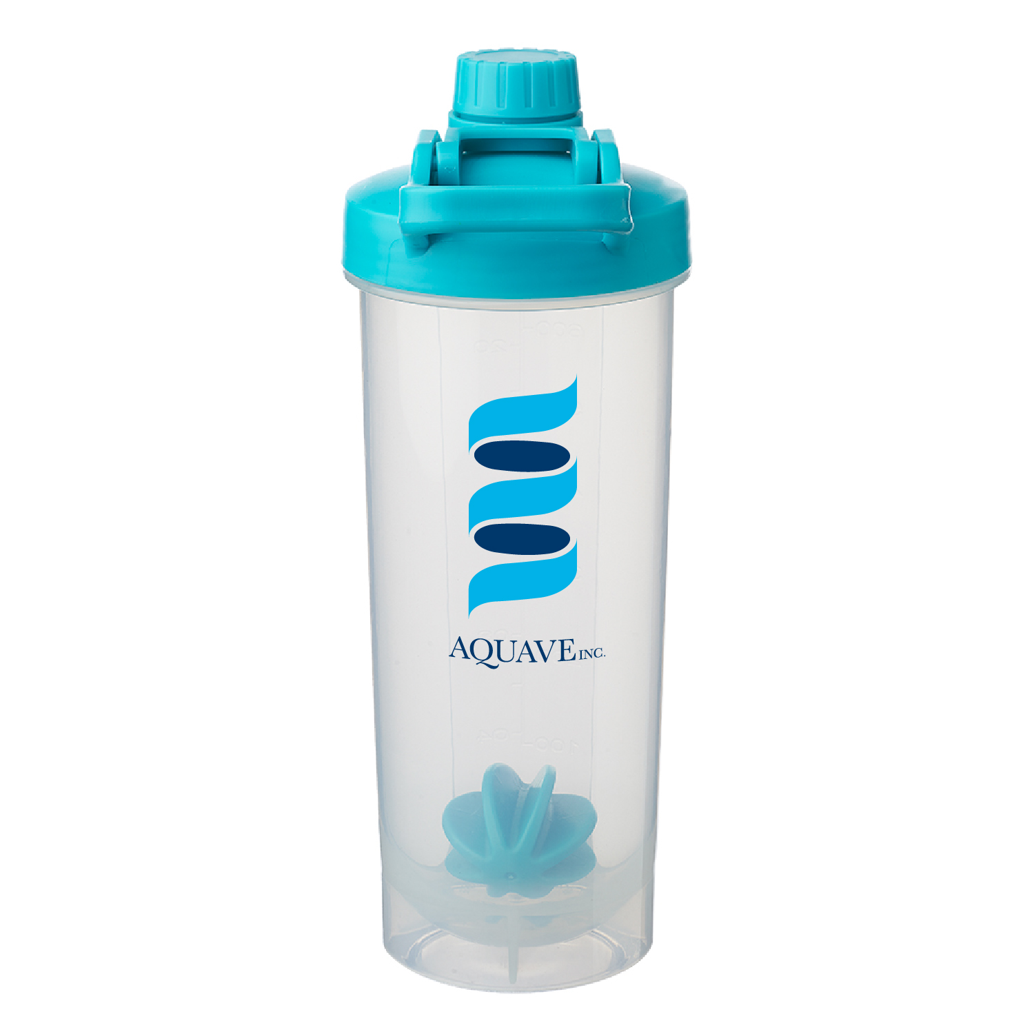 24 oz. Parthenon Plastic Shaker Bottle (2 Color Imprint) 11