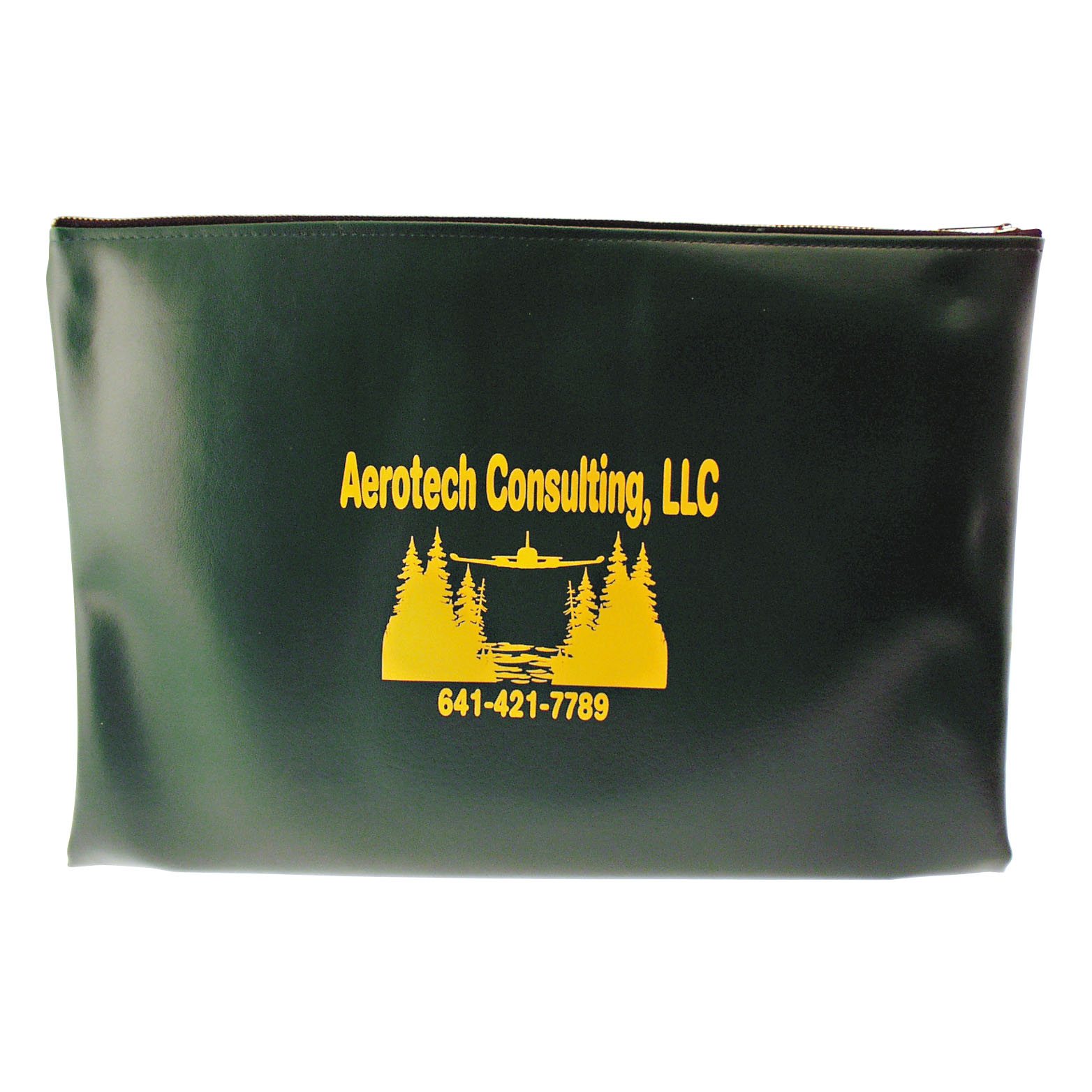 TexOLeather Vinyl Deluxe Zippered Portfolio 1