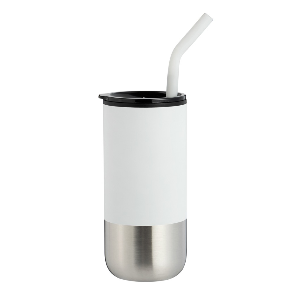 18oz. Stainless Steel Straw Tumbler. 4